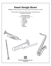 Sweet Georgia Brown Instrumental Parts choral sheet music cover Thumbnail